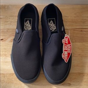 Black Slip On Vans